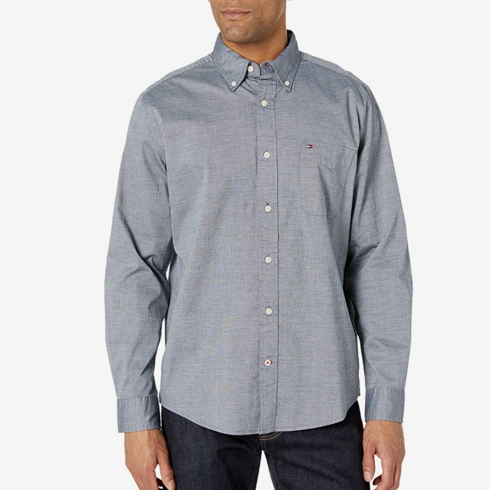 Tommy Hilfiger  Capote Classic-Fit Stretch Shirt